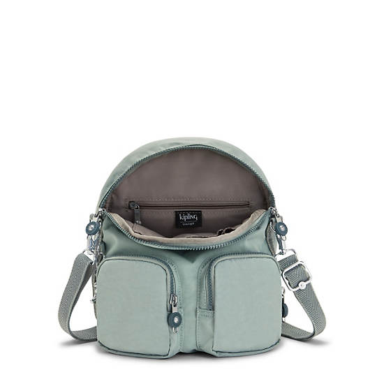 Kipling Firefly Up Convertible Ryggsäck Olivgröna | SE 1639VR